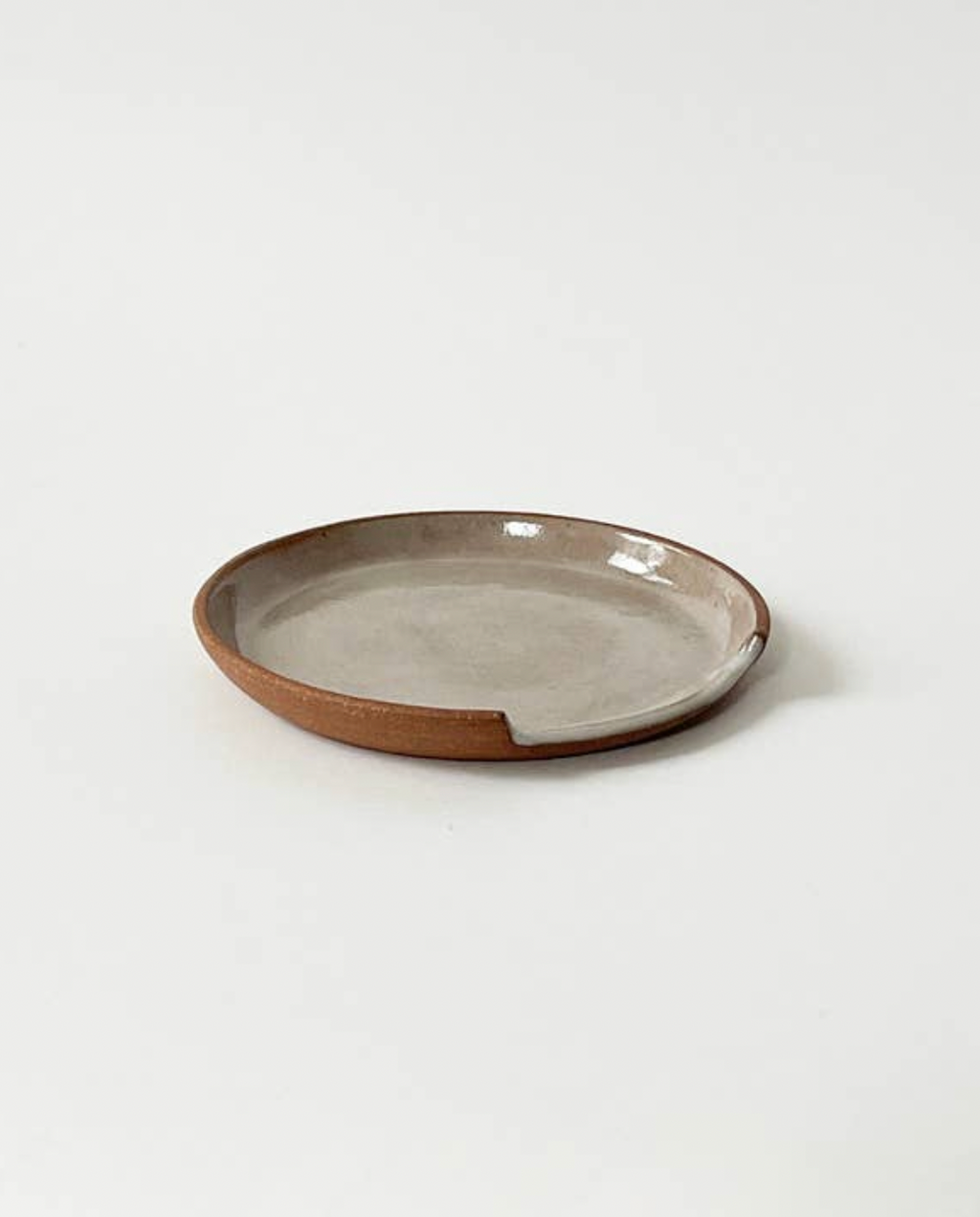 Handmade ceramic spoon rest stoneware kitchen dish
