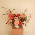 Seasonal harvest inspired flower arrangement Toronto florist