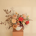 Romantic flower arrangement Toronto florist Hunt & Gather