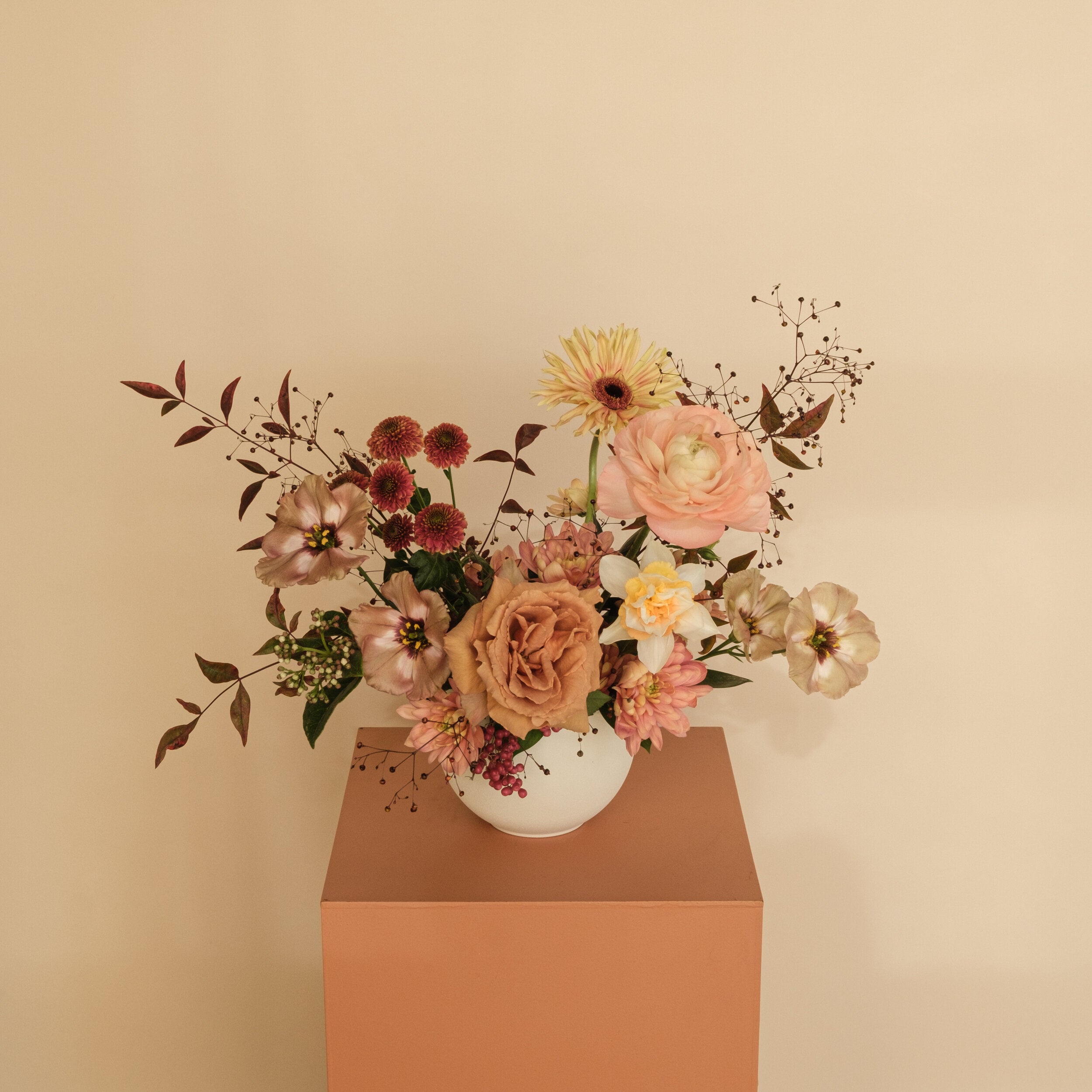 The Coffee Table seasonal flower arrangement Toronto delivery